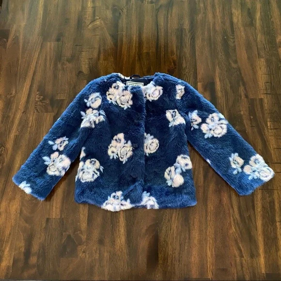 Janie and Jack Faux Floral Print Jacket